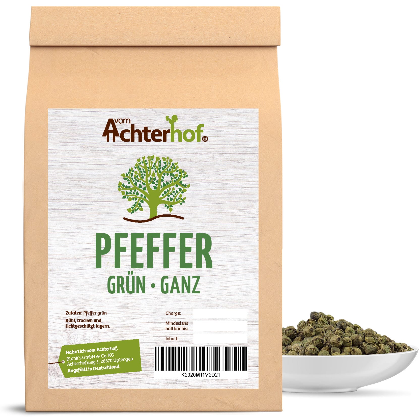 Grüner Pfeffer (250g)