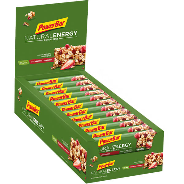 Natural Energy Cereal Bar - 24x40g - Strawberry-Cranberry