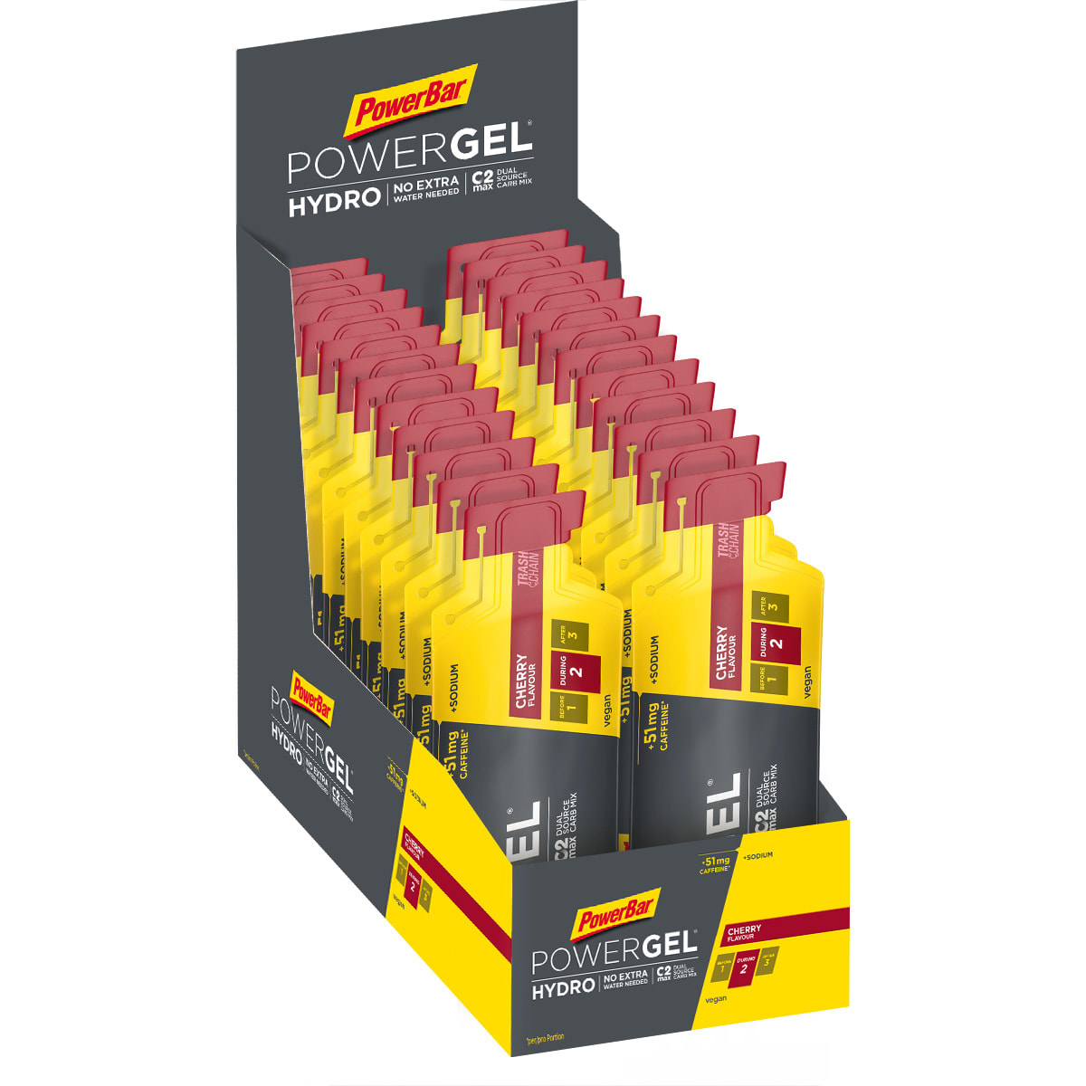 PowerGel Hydro - 24x67g - Kirsche Koffein