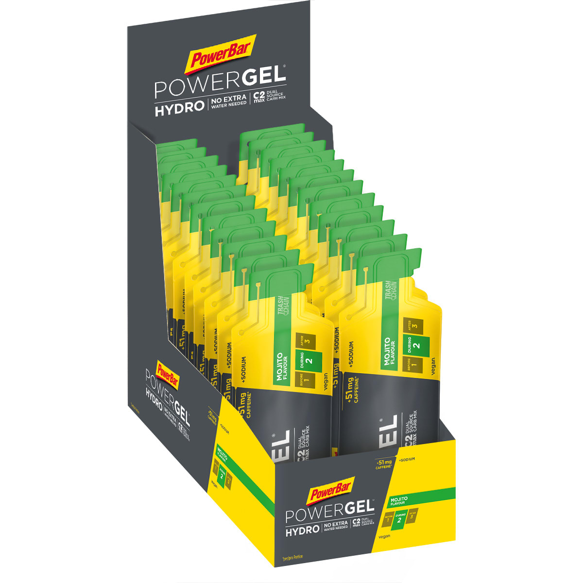 PowerGel Hydro - 24x67g - Mojito Koffein