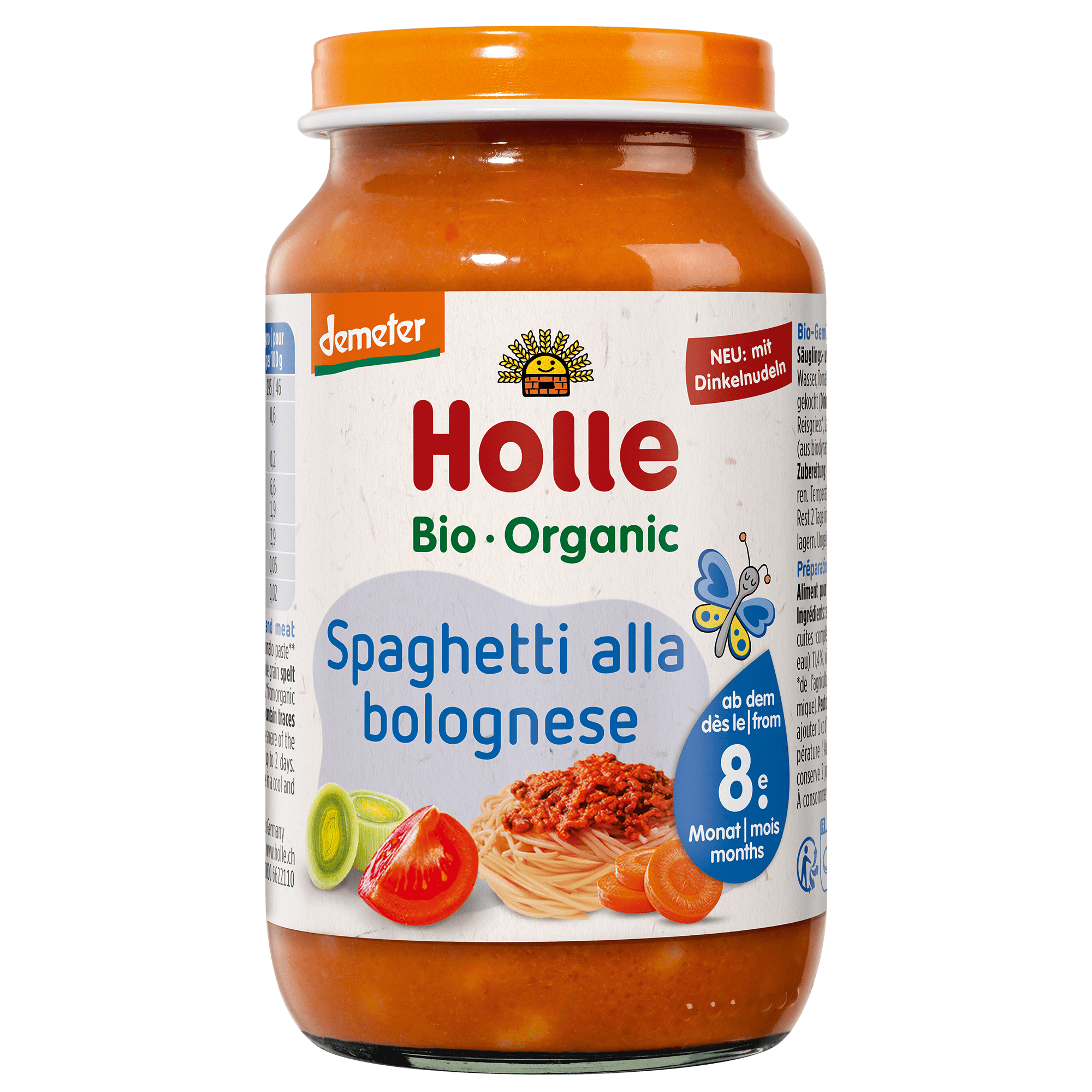 Demeter Spaghetti Bolognese, ab dem 8. Monat (220g) von Holle