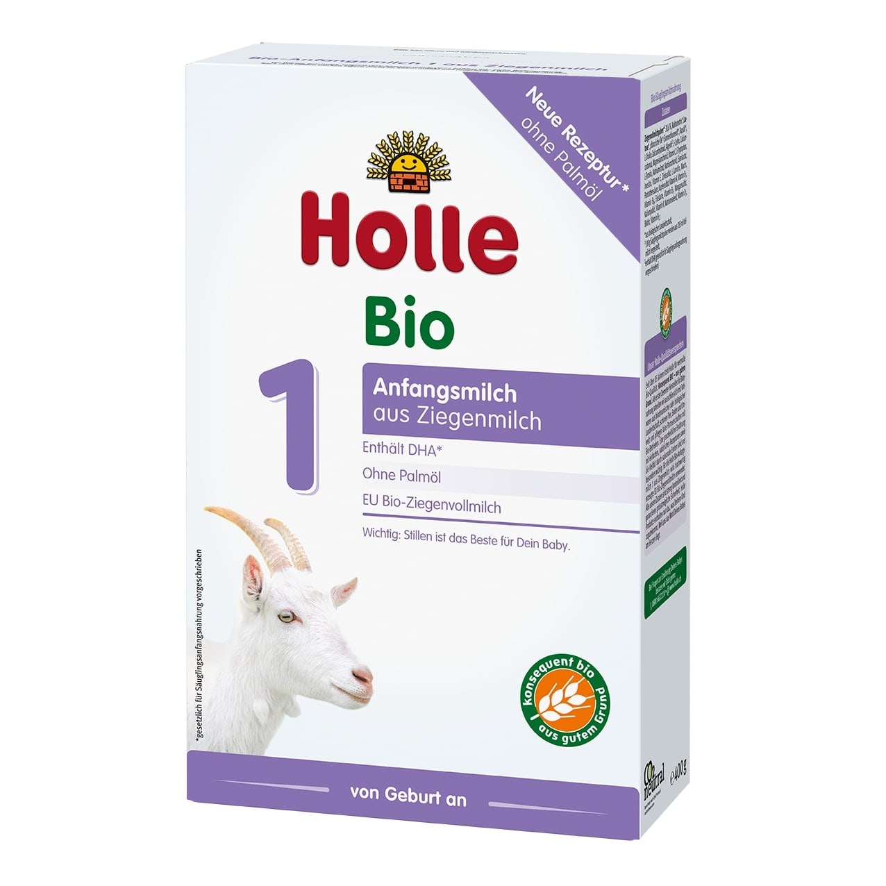 Bio-Anfangsmilch 1 auf Ziegenmilchbasis, von Geburt an (400g)