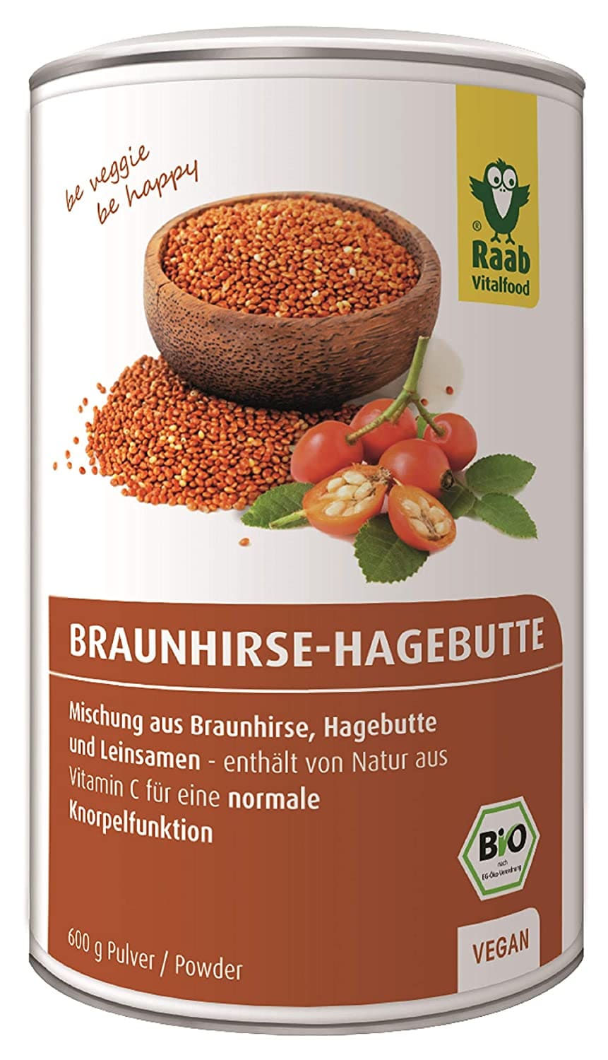 Bio Braunhirse-Hagebutte (600g)
