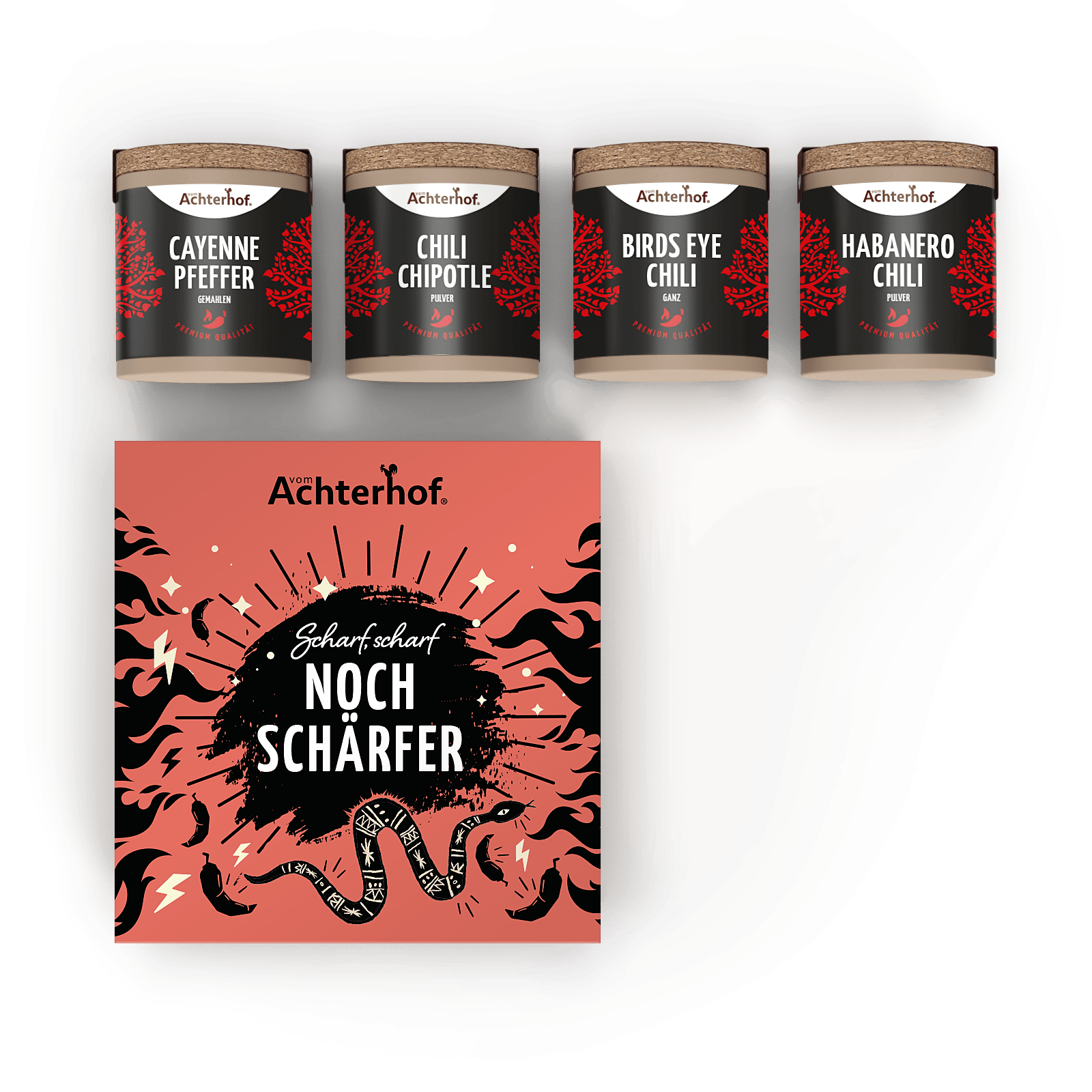 Scharf, scharf noch schärfer Set