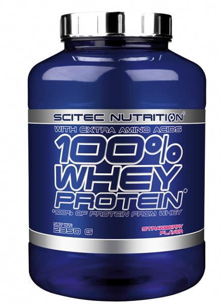 100% Whey Protein Pulver - 2350g - Erdbeere