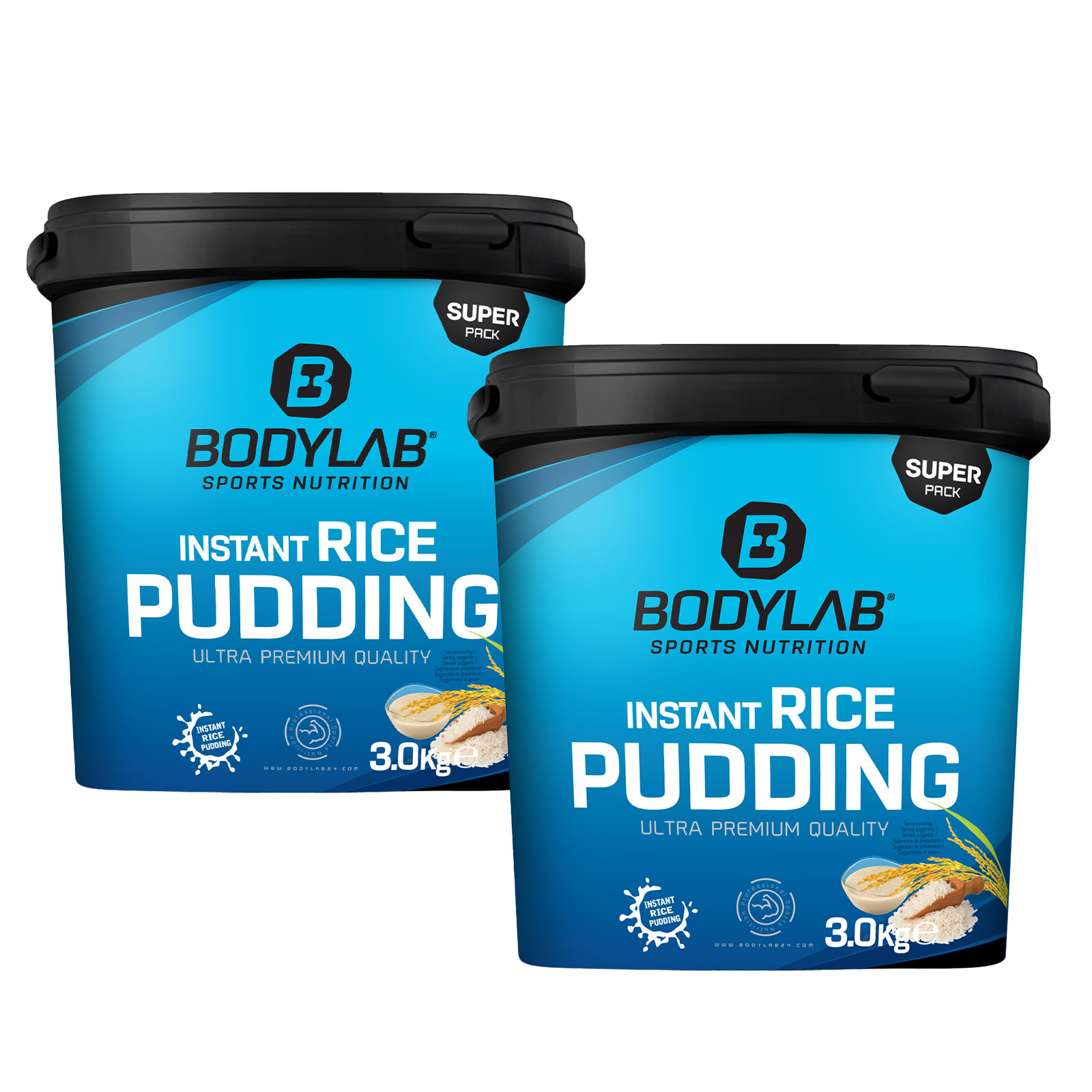Instant Rice Pudding (2x3000g) Bodylab Shop