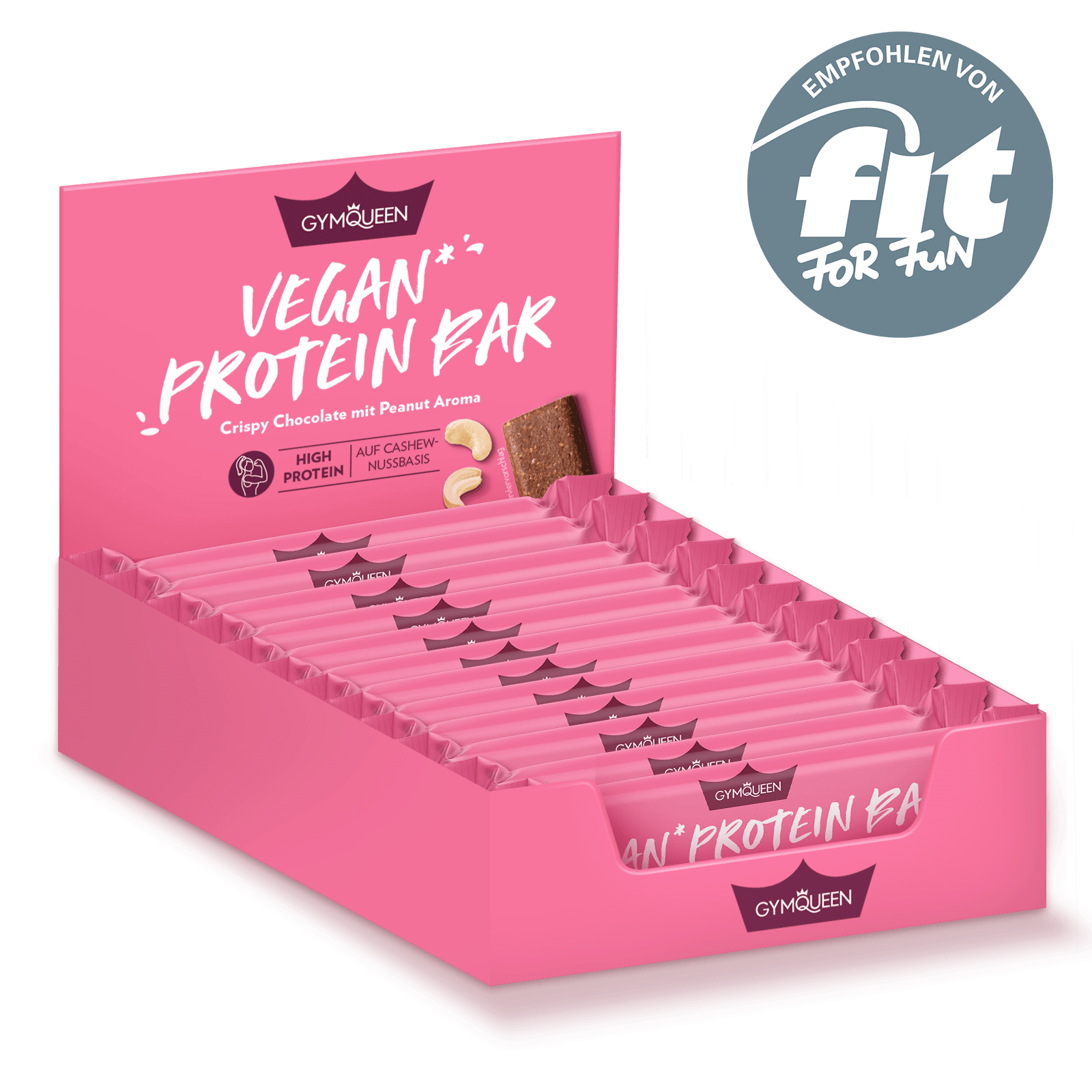 Vegan Protein Bar - 12x35g - Crispy Chocolate Peanut Flavour