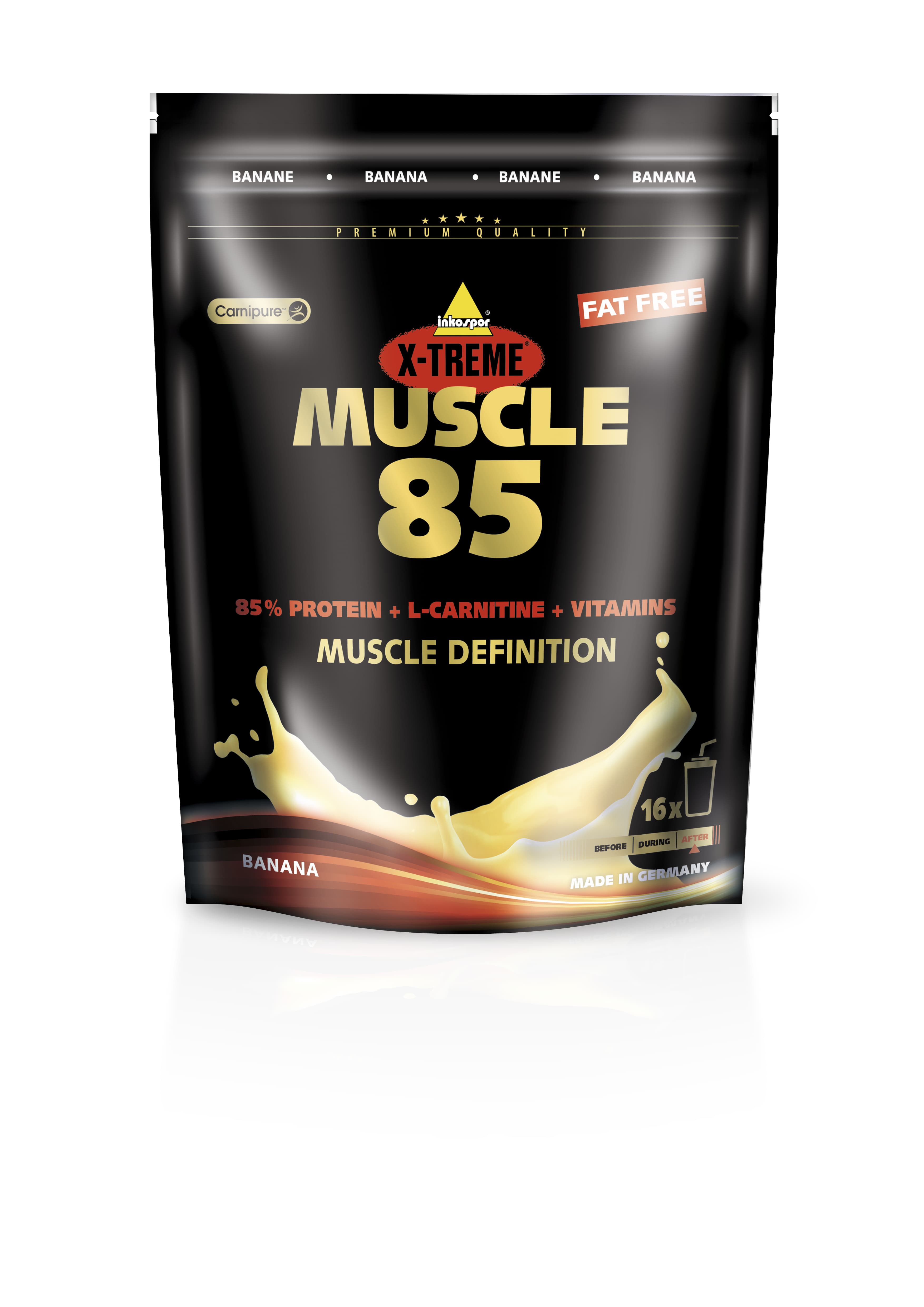 X-TREME Muscle 85 - 500g - Banane