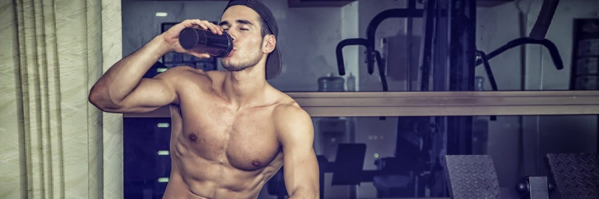 Muskelaufbau mit Eiweißprotein