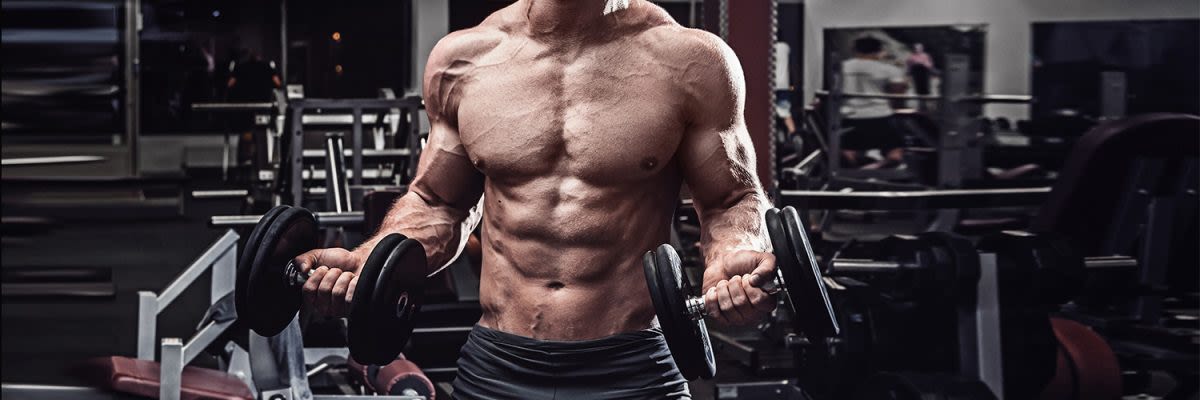 1500x500 Man mit Hanteln