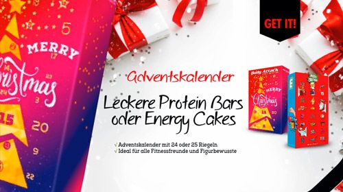 24 x bis Weihnachten ein Türchen öffnen - Adventskalender bei Bodylab24
