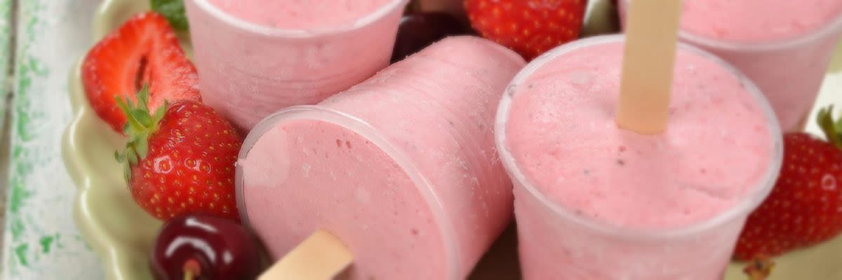 Frozen Yoghurt mit Eiweiß