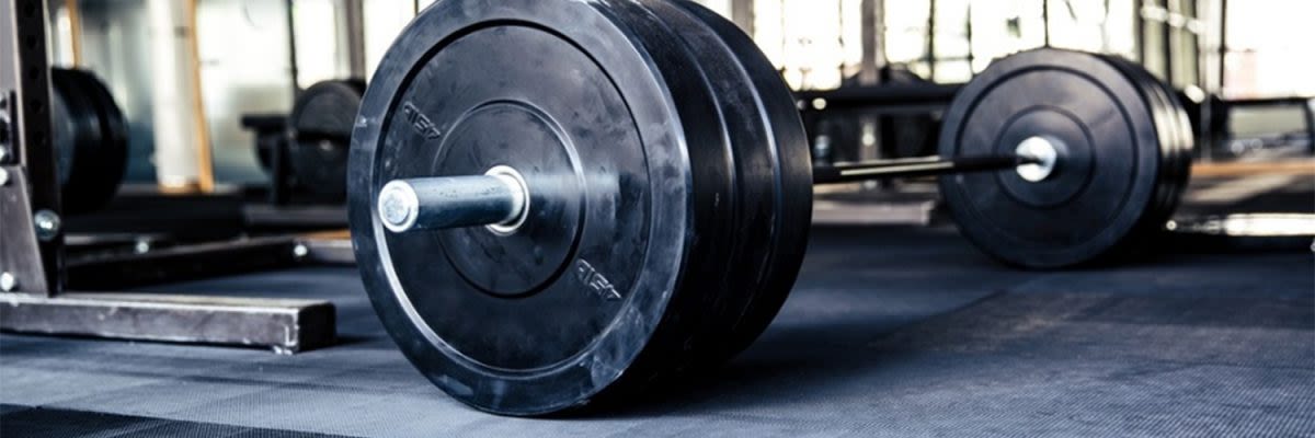 bar with weights