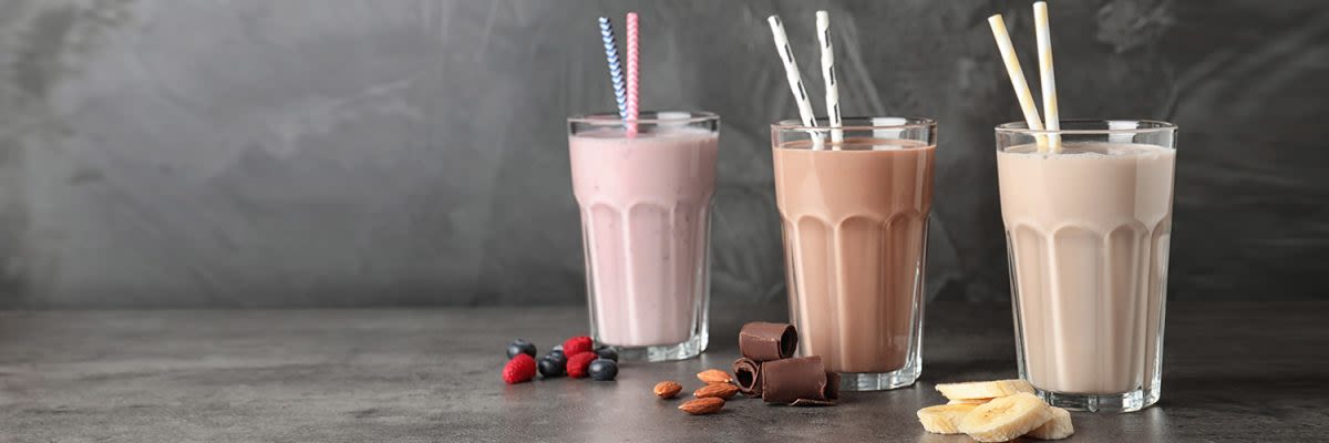 verschillende soorten shakes