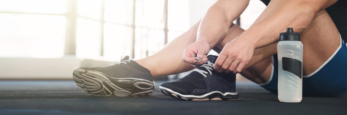man in gym