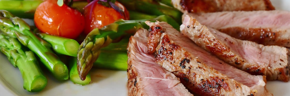 tuna steak en asperges