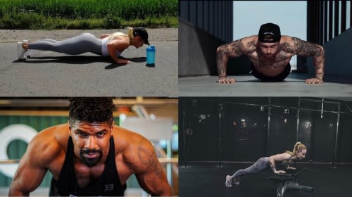 Push ups - niet alleen om op te warmen