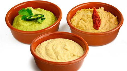 Healthy hummus van kerserwten