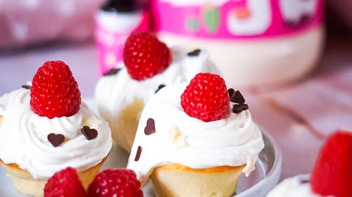 Himbeere-Cupcakes