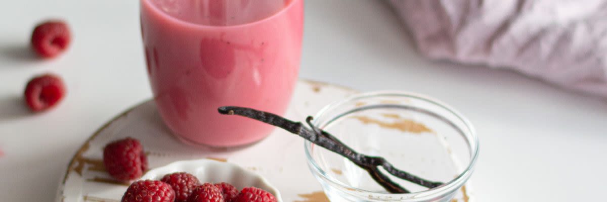 veganer süßkartoffel shake