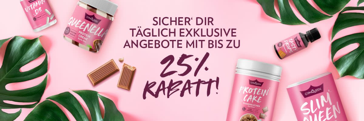 25% auf die Tageskategorie!