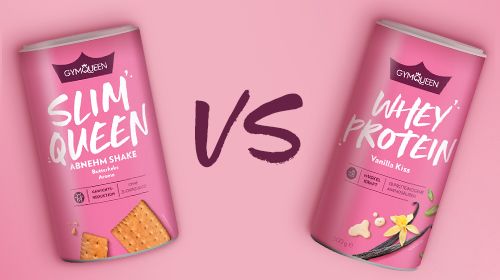 WHEY PROTEIN vs. SLIM QUEEN – Wo liegt der Unterschied?