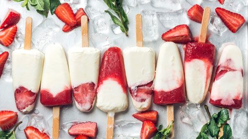 Joghurt Eis am Stiel