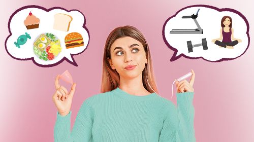 Training und Ernährung während der Periode