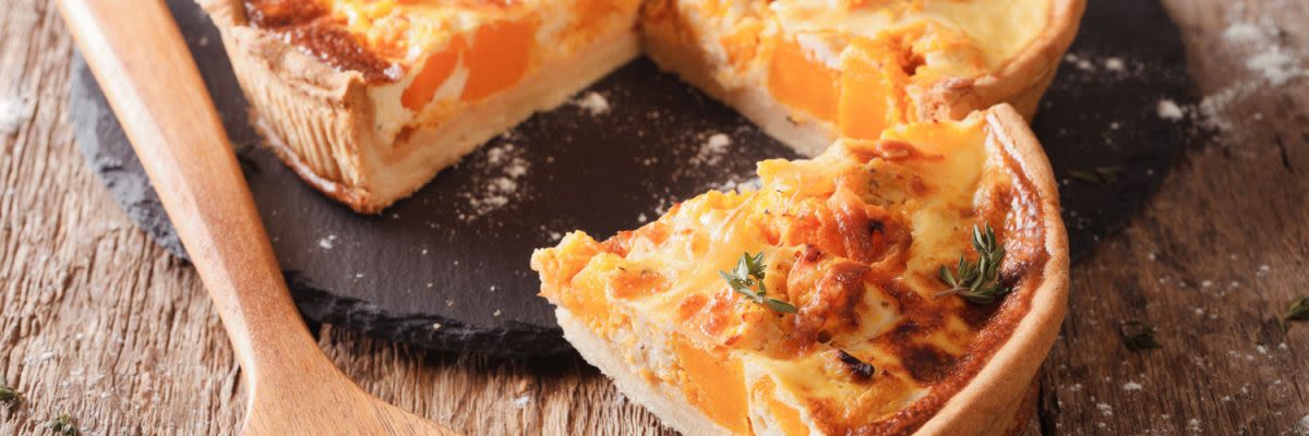 Kürbis Quiche