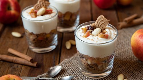Gesundes Spekulatius-Bratapfel-Tiramisu
