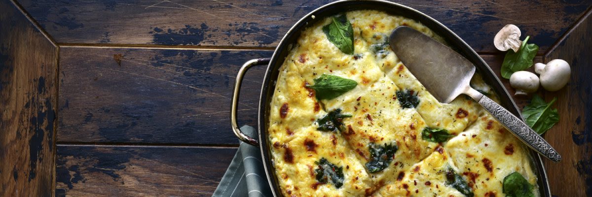 Spinat-Ricotta-Lasagne