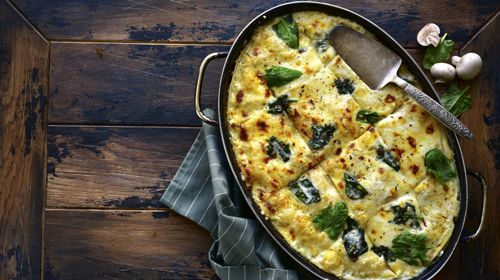Spinat-Ricotta-Lasagne