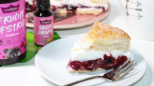 Leichte Mini-Blätterteig-Torte mit Tasty Drops