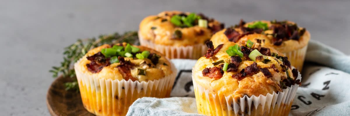 Herzhafte Protein BBQ Muffins