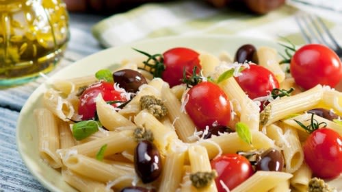 Italienischer Nudelsalat mit kalorienarmen Dressing