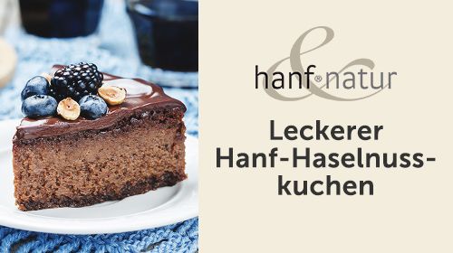 Saftiger Hanf-Haselnusskuchen
