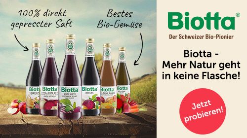 Biotta - Mehr Natur geht in keine Flasche!