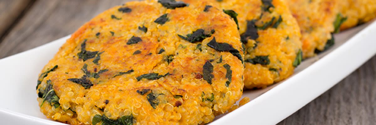 Vegane Quinoa Bratlinge