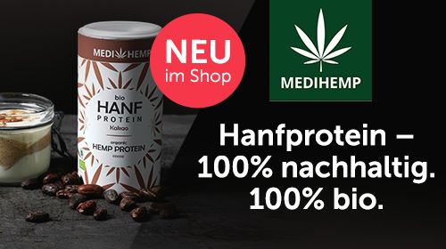MEDIHEMP - 100% nachhaltiges und legales Hanfprotein!