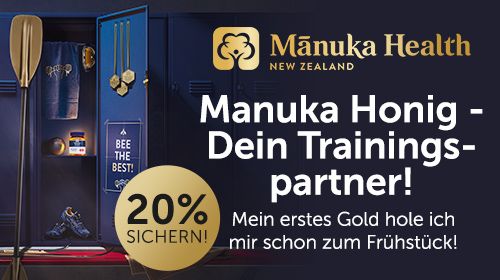 Manuka Health - Wer wie ein Profi trainiert, sollte auch so essen!