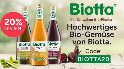 Natürlich gut für mich! Hochwertiges Bio-Gemüse von Biotta!