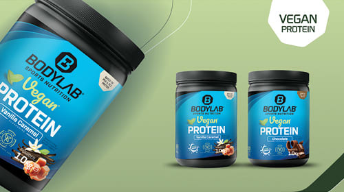 Vegan Protein – jetzt neu bei Bodylab24