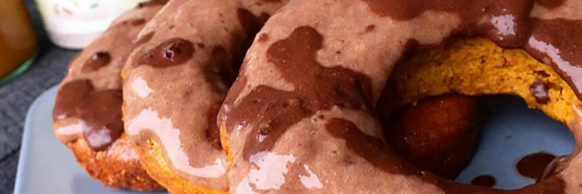 Kürbis-Donuts