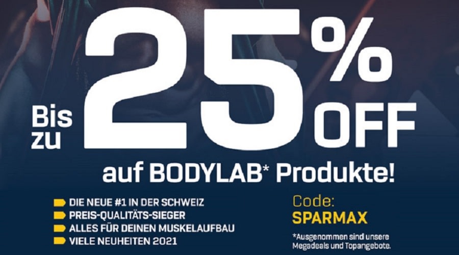 Jetzt bis zu 25% auf Bodyab Produkte sichern
