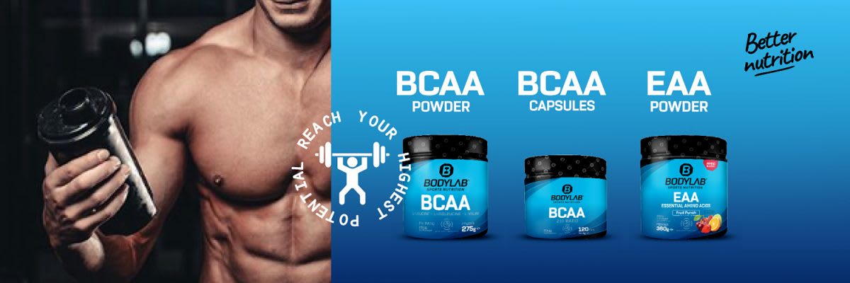 BCAA vs EAA bei Bodylab24