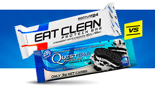 Eat Clean - vs - Quest Bar