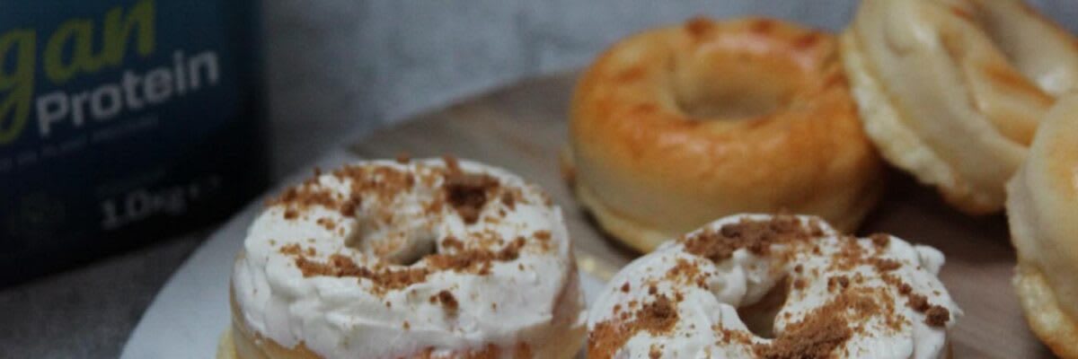 Meringue eiwit donuts