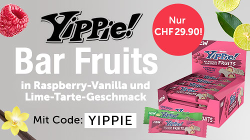 WEIDER YIPPIE! Fruits Bar – Die fruchtigste Versuchung seit Erfindung des Proteinriegels