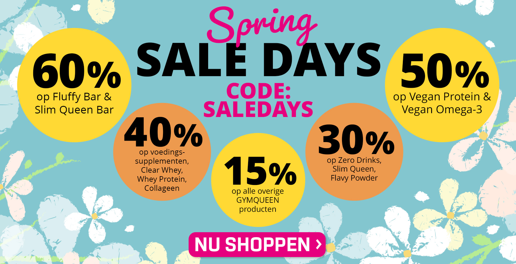 Spring Sale Days: Krijg tot 60% korting