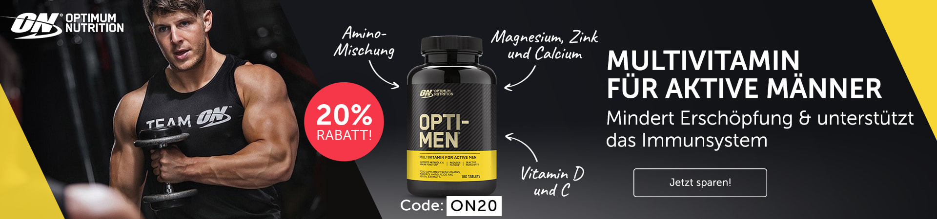 Multivitamin für aktive Männer